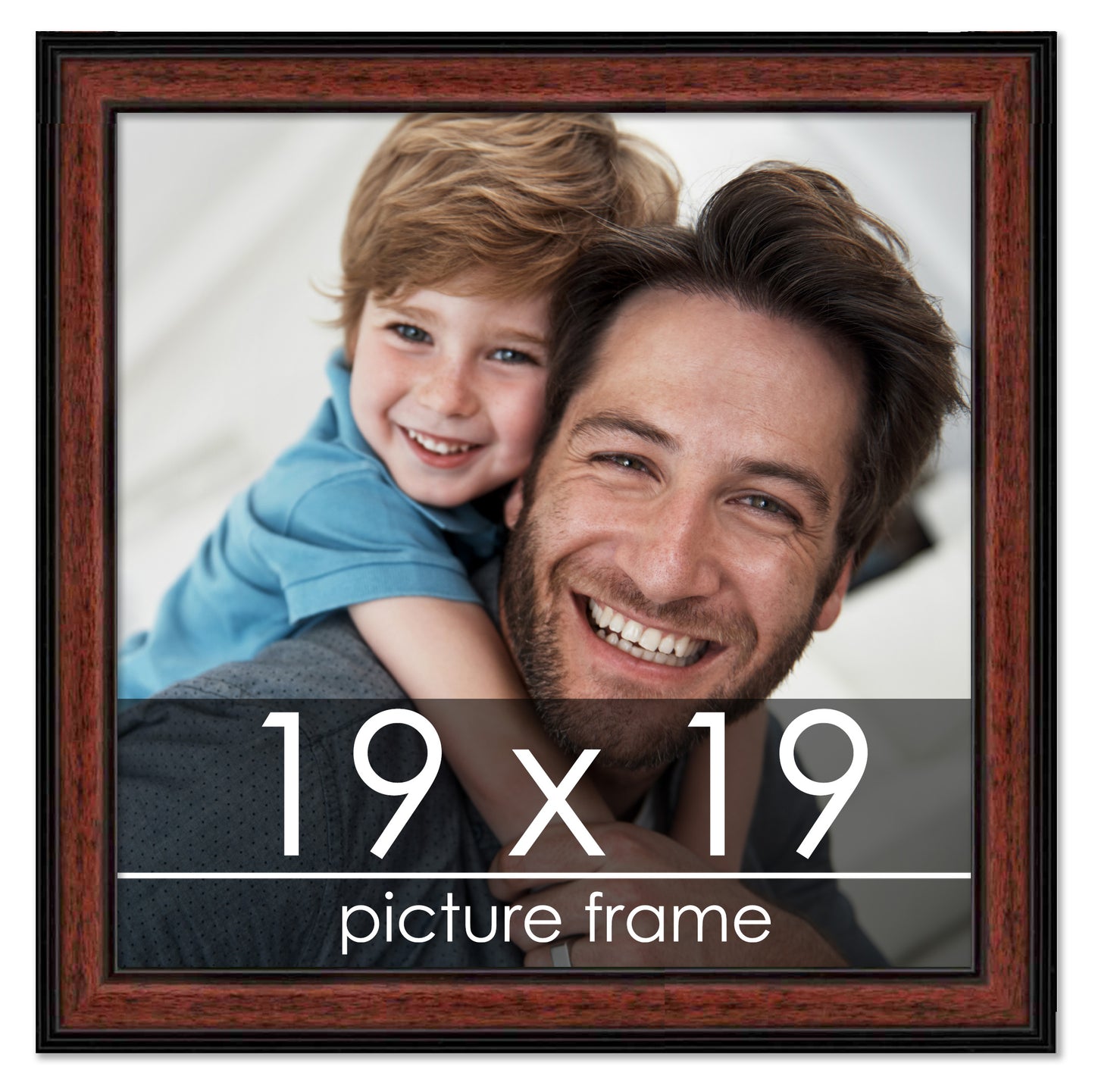 Traditional Mahogany Wood Picture Frame