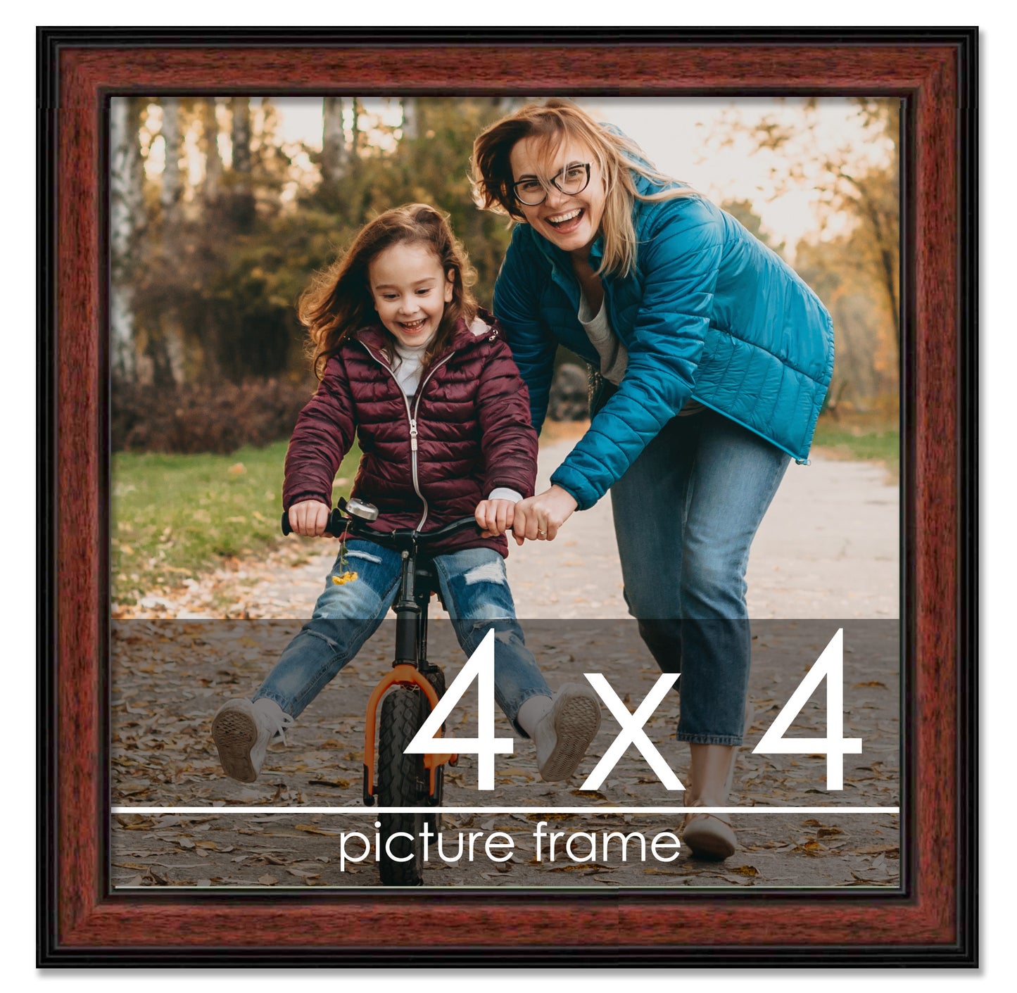 Traditional Mahogany Wood Picture Frame