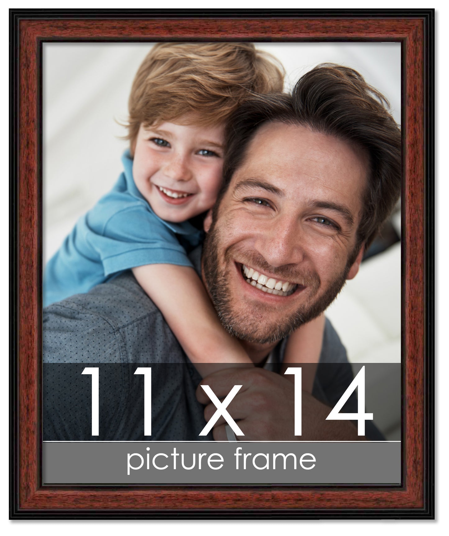 Traditional Mahogany Wood Picture Frame