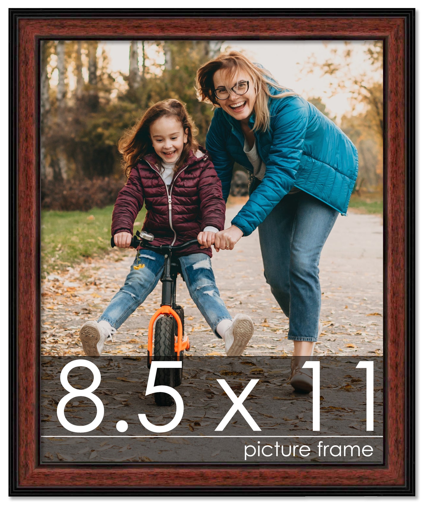 Traditional Mahogany Wood Picture Frame