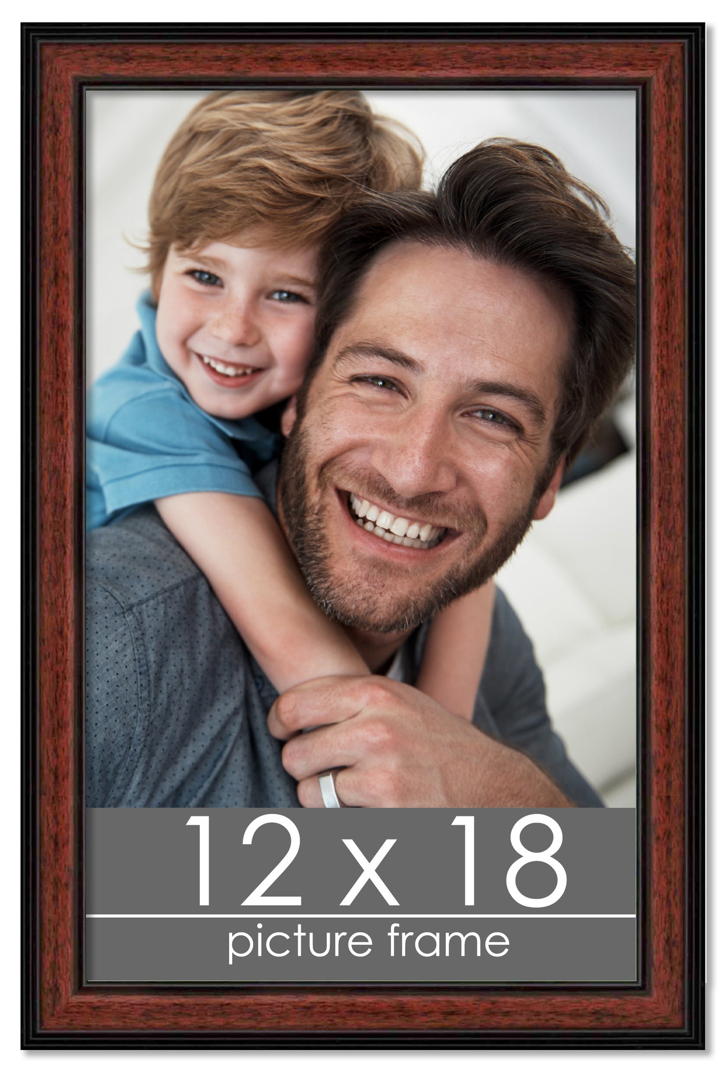 Traditional Mahogany Wood Picture Frame