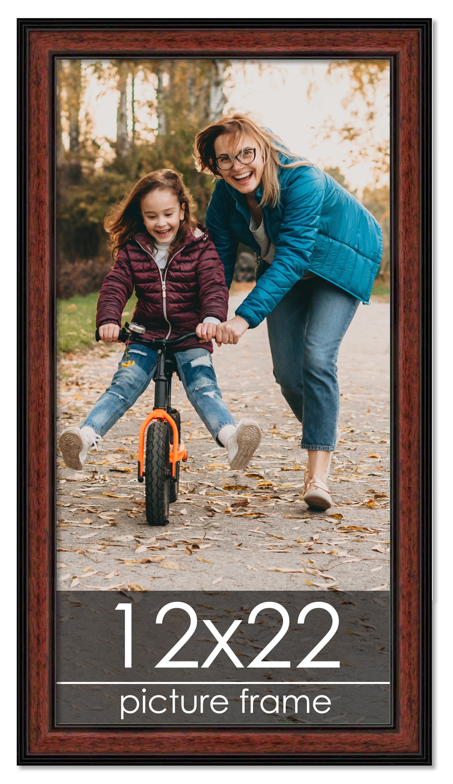 Traditional Mahogany Wood Picture Frame