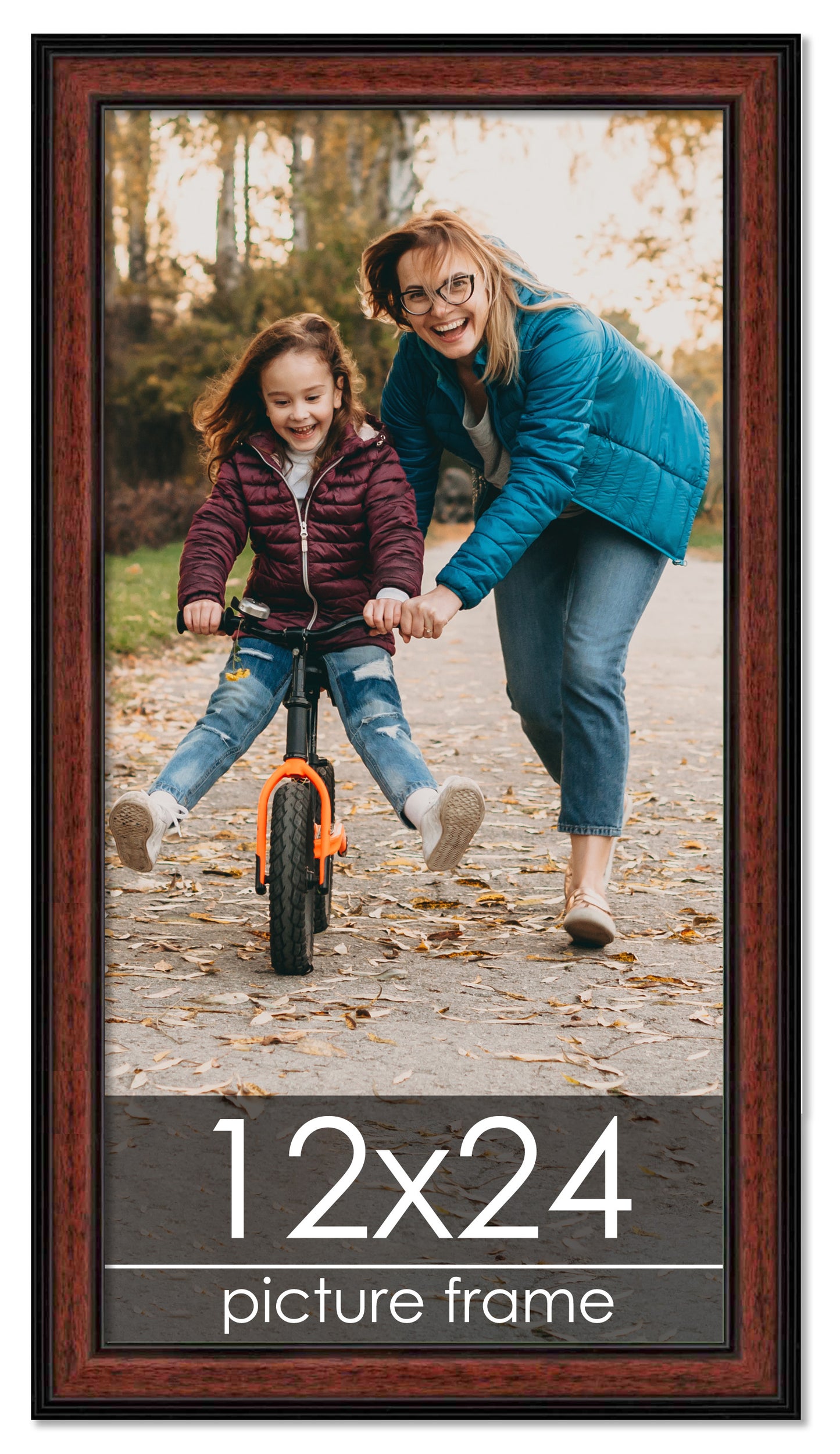 Traditional Mahogany Wood Picture Frame