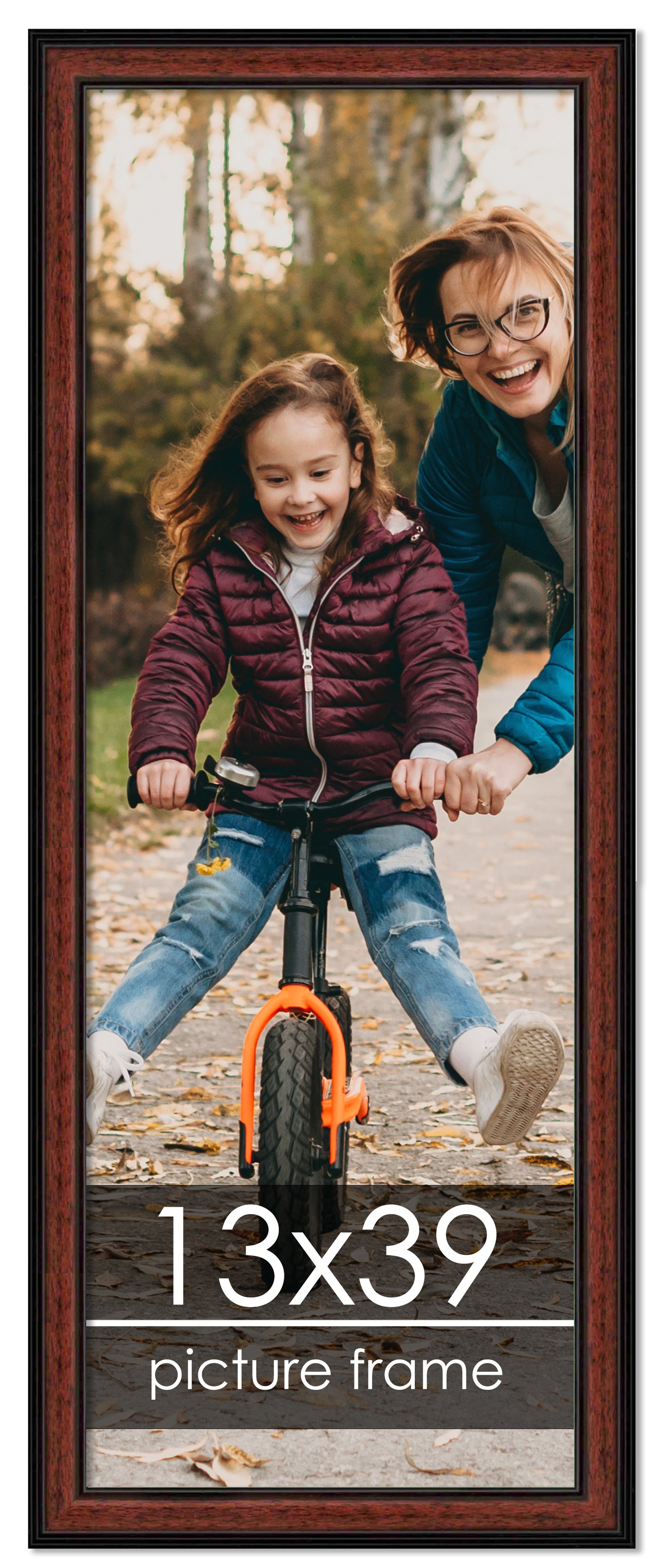 Traditional Mahogany Wood Picture Frame