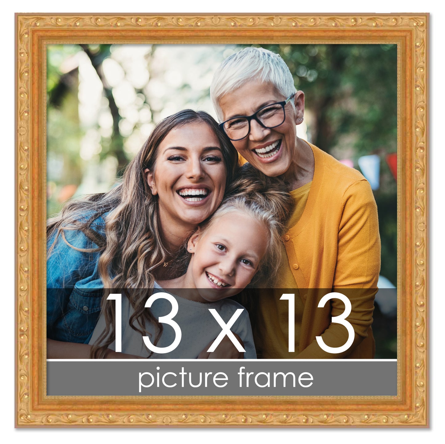 Traditional Gold Wood Picture Frame