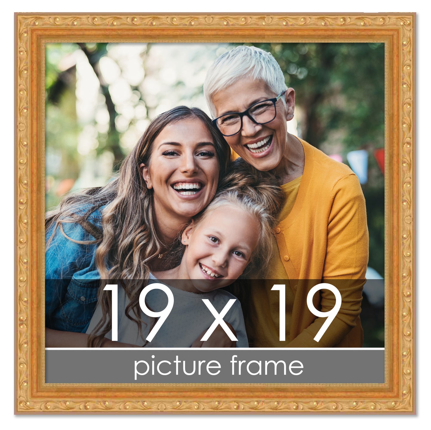 Traditional Gold Wood Picture Frame
