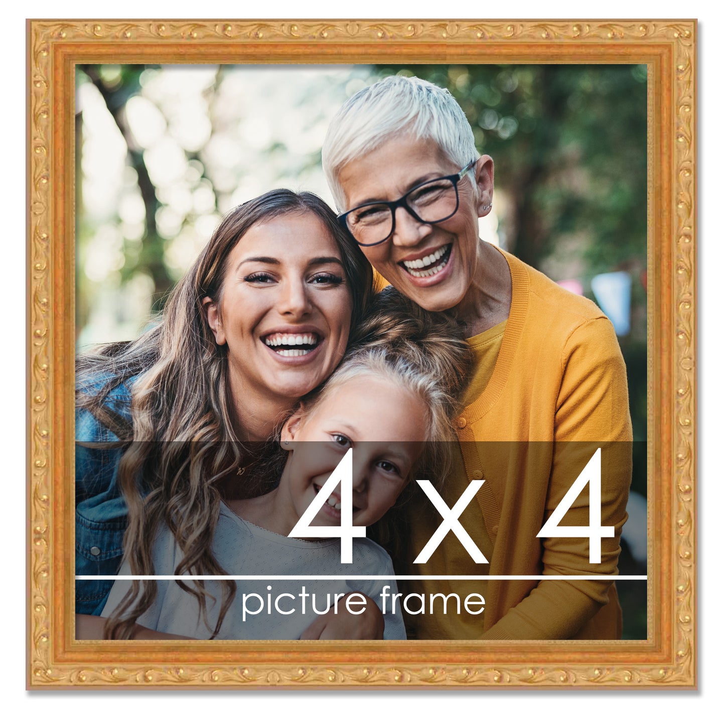 Traditional Gold Wood Picture Frame