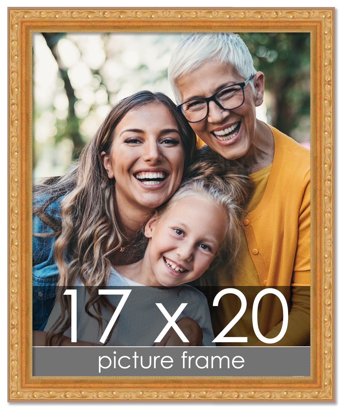 Traditional Gold Wood Picture Frame
