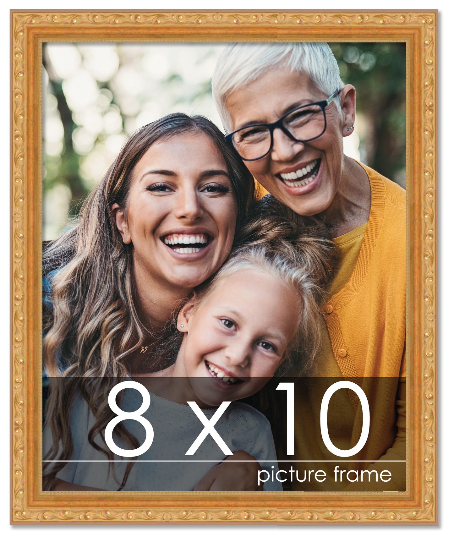 Traditional Gold Wood Picture Frame
