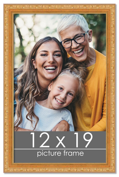 Traditional Gold Wood Picture Frame