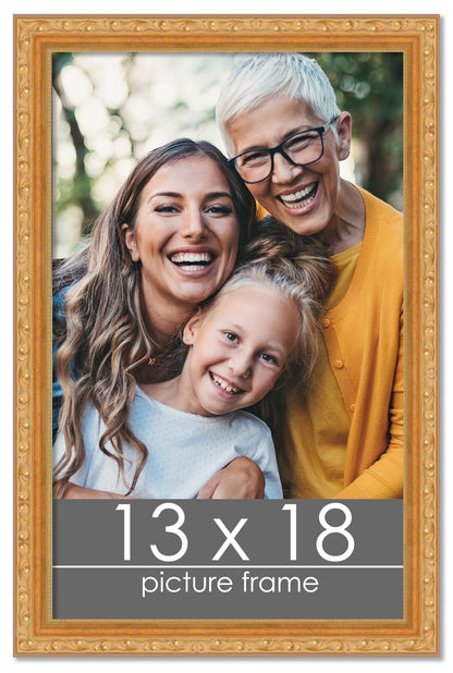 Traditional Gold Wood Picture Frame