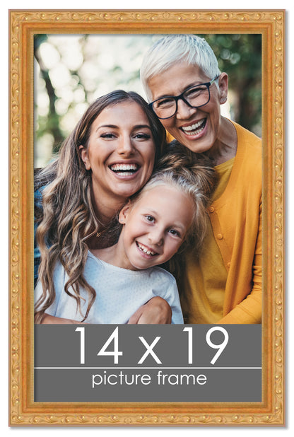 Traditional Gold Wood Picture Frame