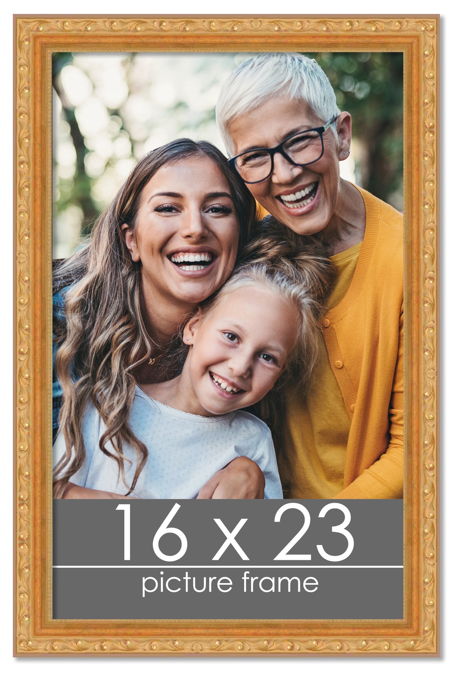 Traditional Gold Wood Picture Frame