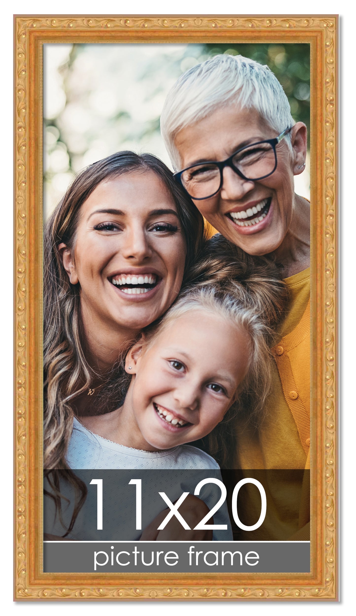 Traditional Gold Wood Picture Frame