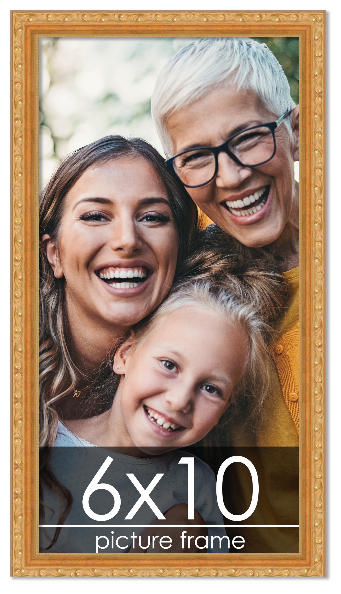 Traditional Gold Wood Picture Frame