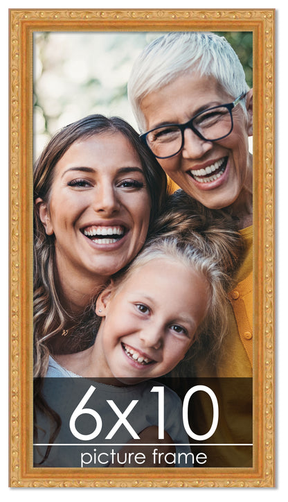 Traditional Gold Wood Picture Frame