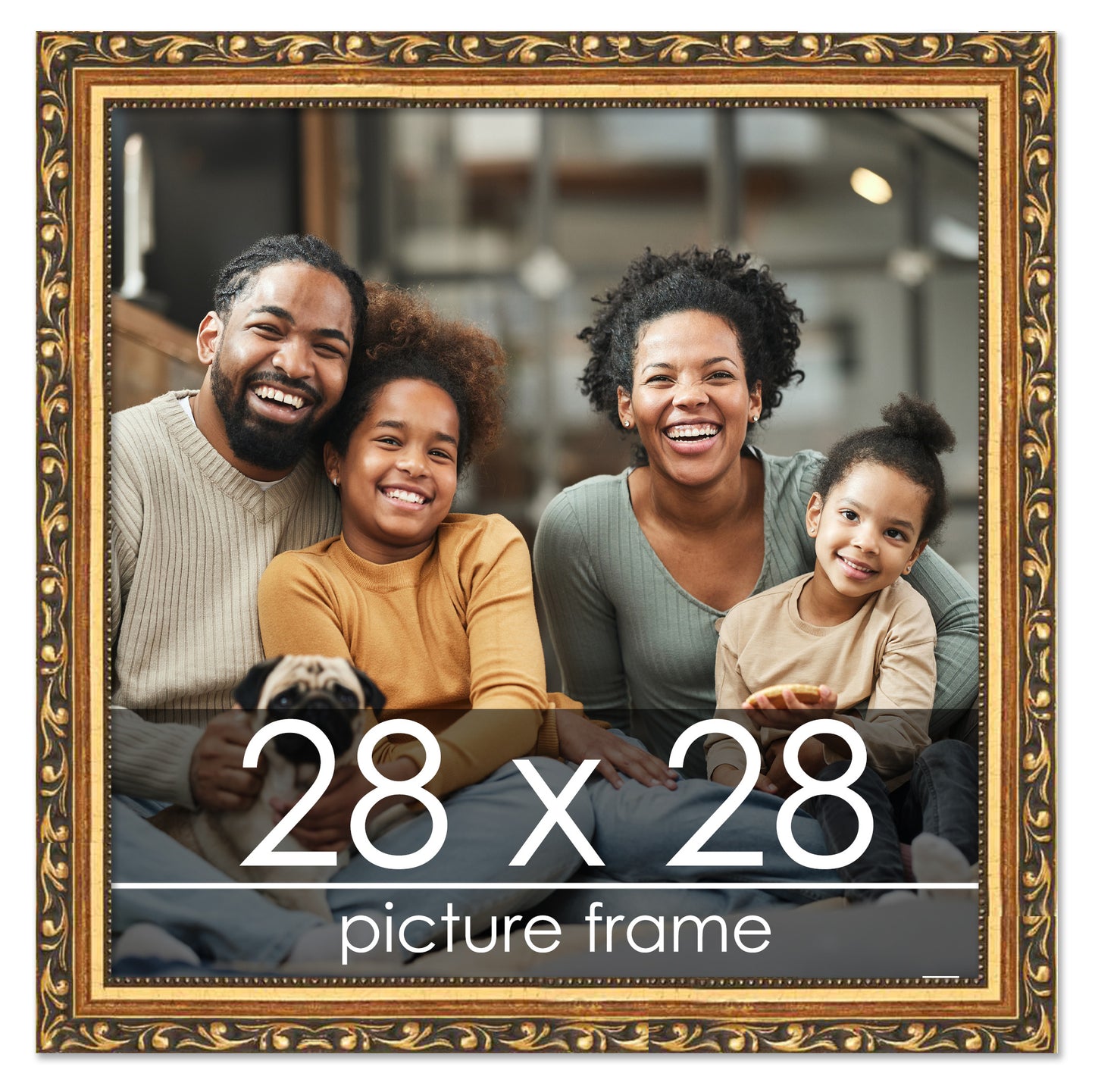 Traditional Gold Wood Picture Frame