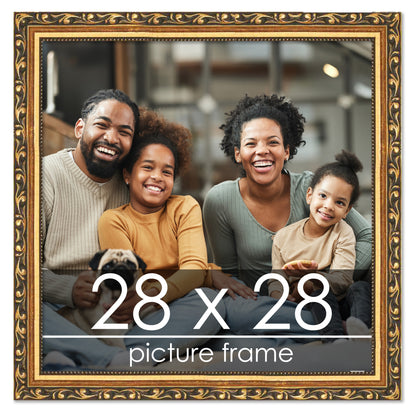 Traditional Gold Wood Picture Frame