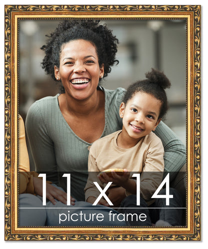 Traditional Gold Wood Picture Frame