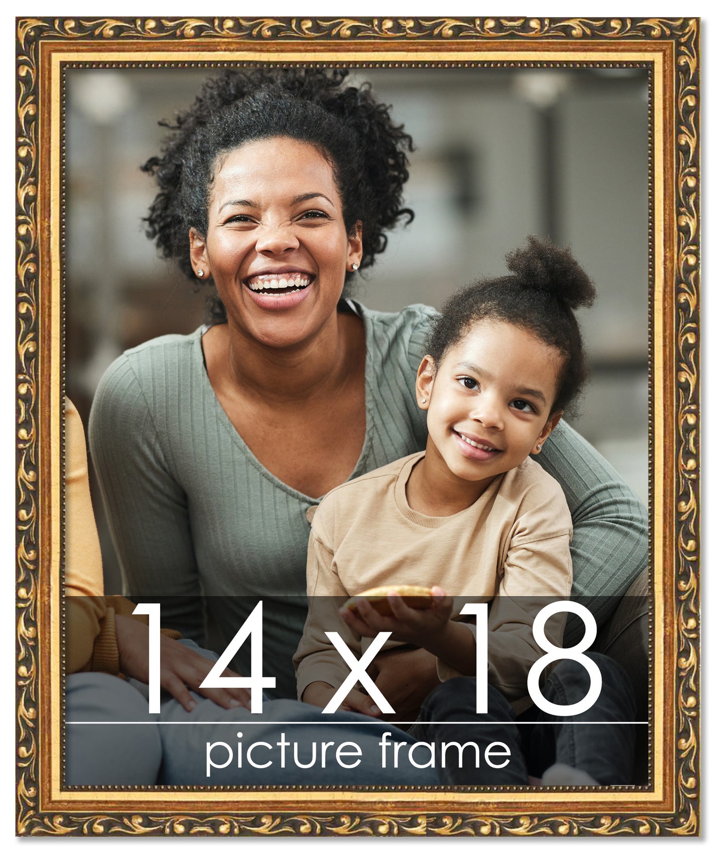 Traditional Gold Wood Picture Frame