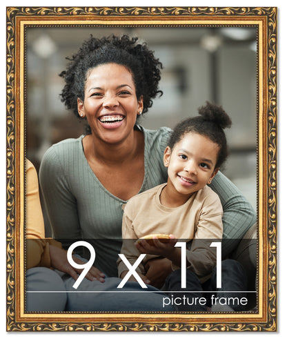 Traditional Gold Wood Picture Frame