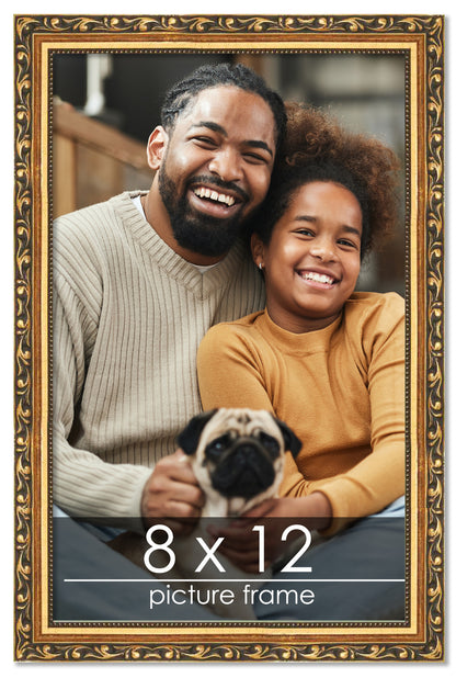 Traditional Gold Wood Picture Frame