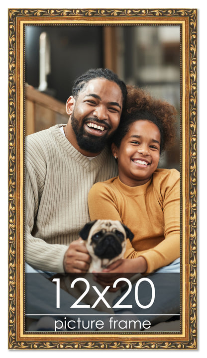 Traditional Gold Wood Picture Frame