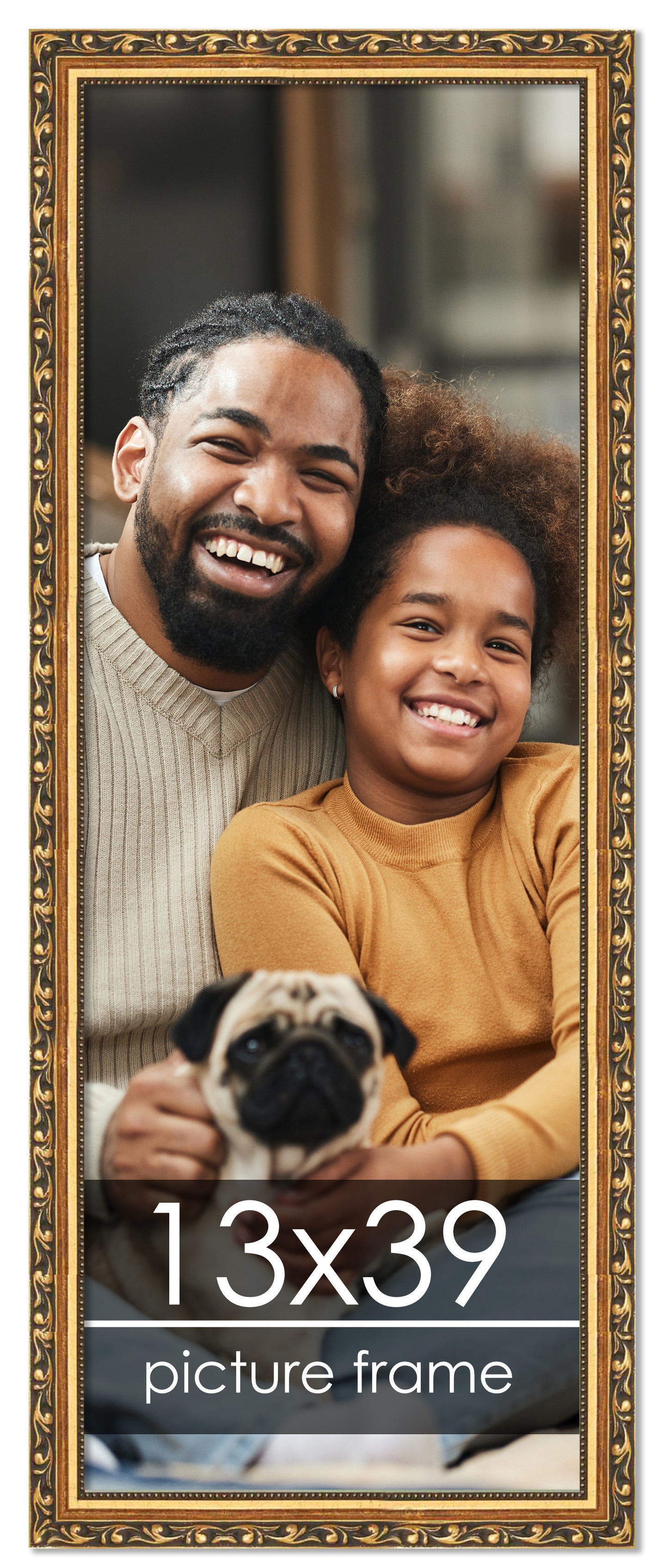 Traditional Gold Wood Picture Frame