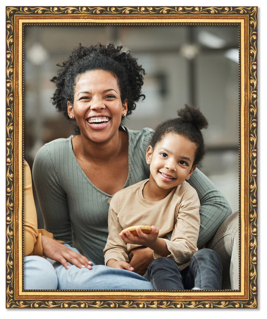 Traditional Gold Wood Picture Frame