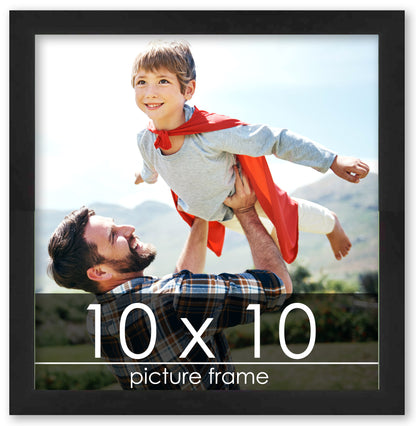 Lacquer Black Wood Picture Frame