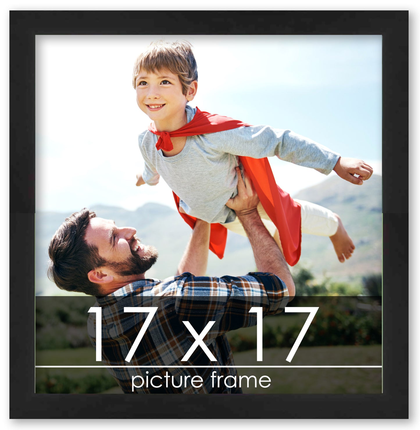 Lacquer Black Wood Picture Frame