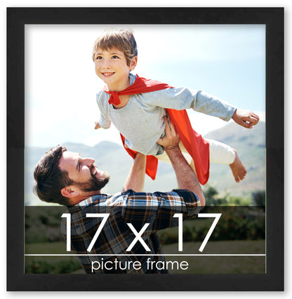 Lacquer Black Wood Picture Frame