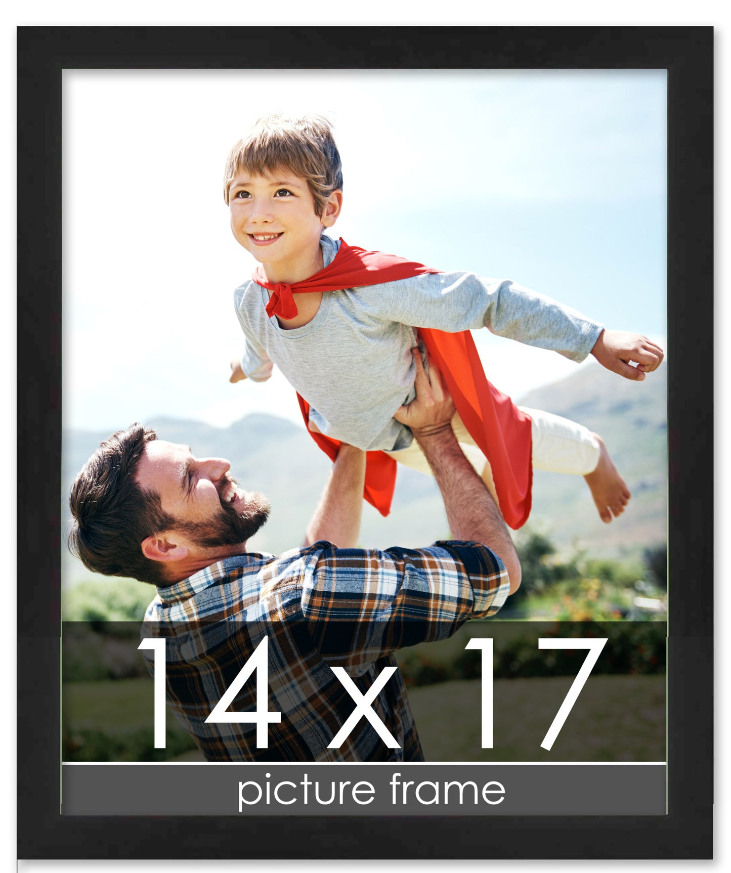 Lacquer Black Wood Picture Frame