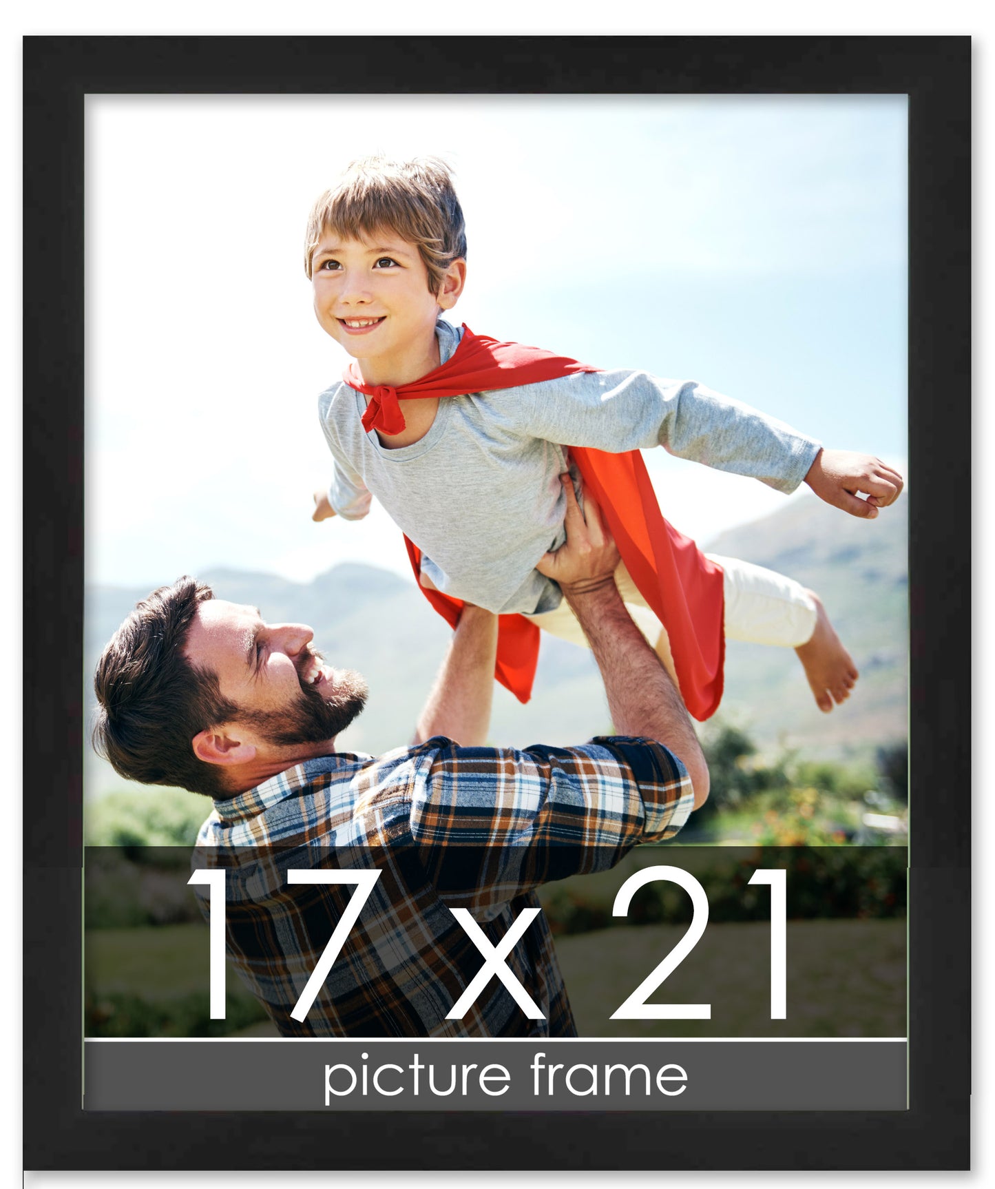 Lacquer Black Wood Picture Frame