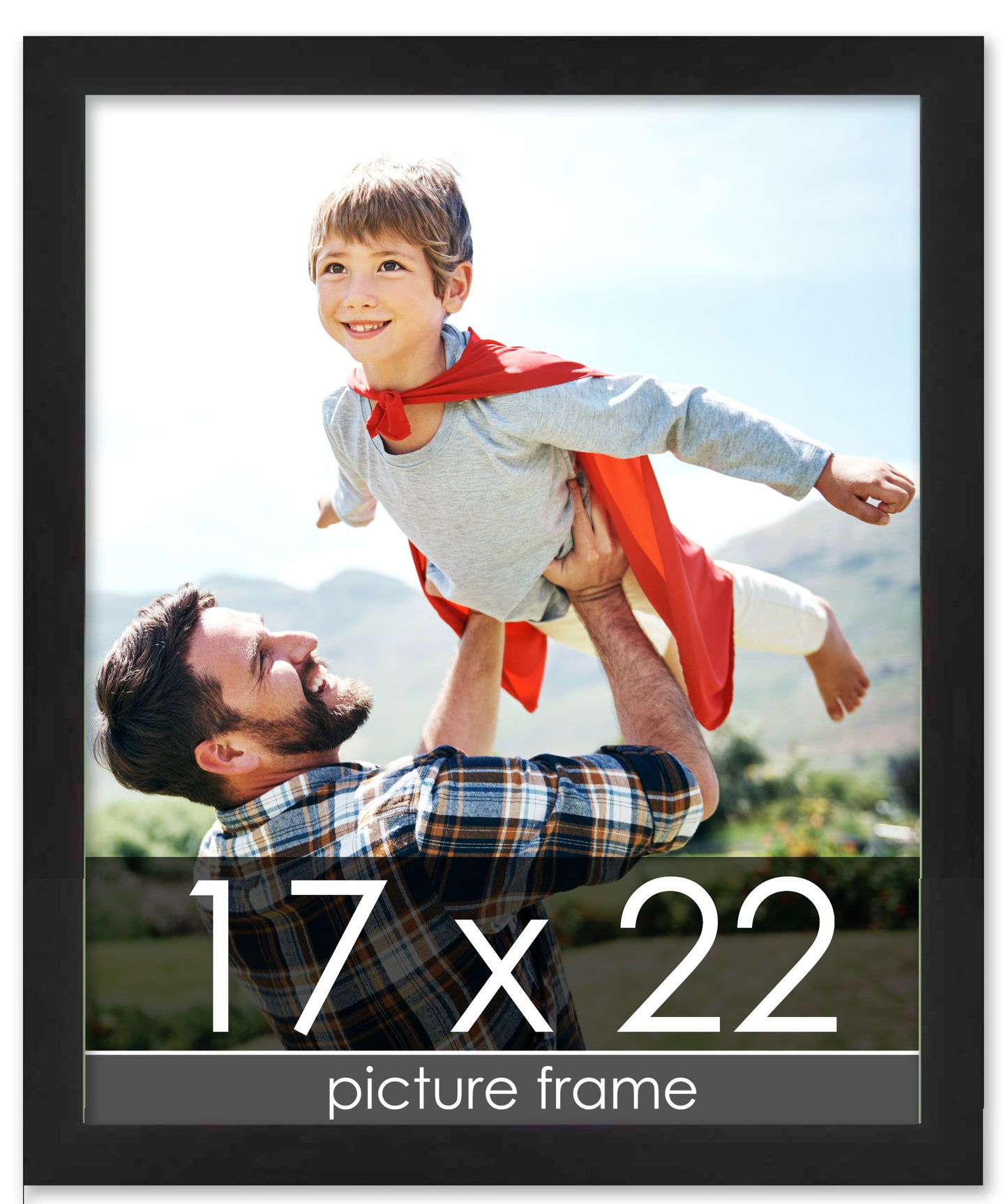 Lacquer Black Wood Picture Frame