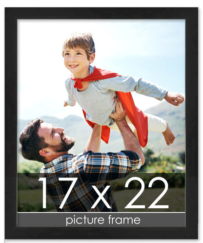 Lacquer Black Wood Picture Frame
