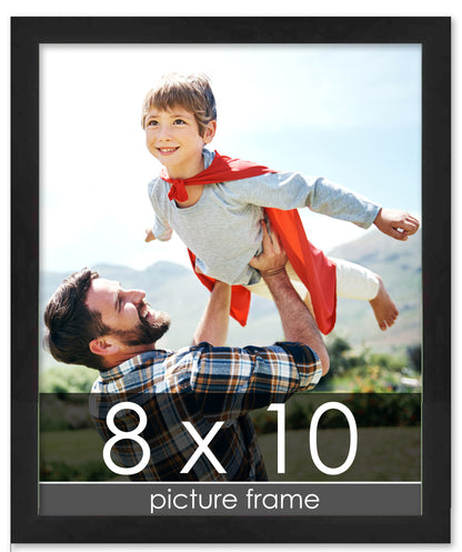 Lacquer Black Wood Picture Frame