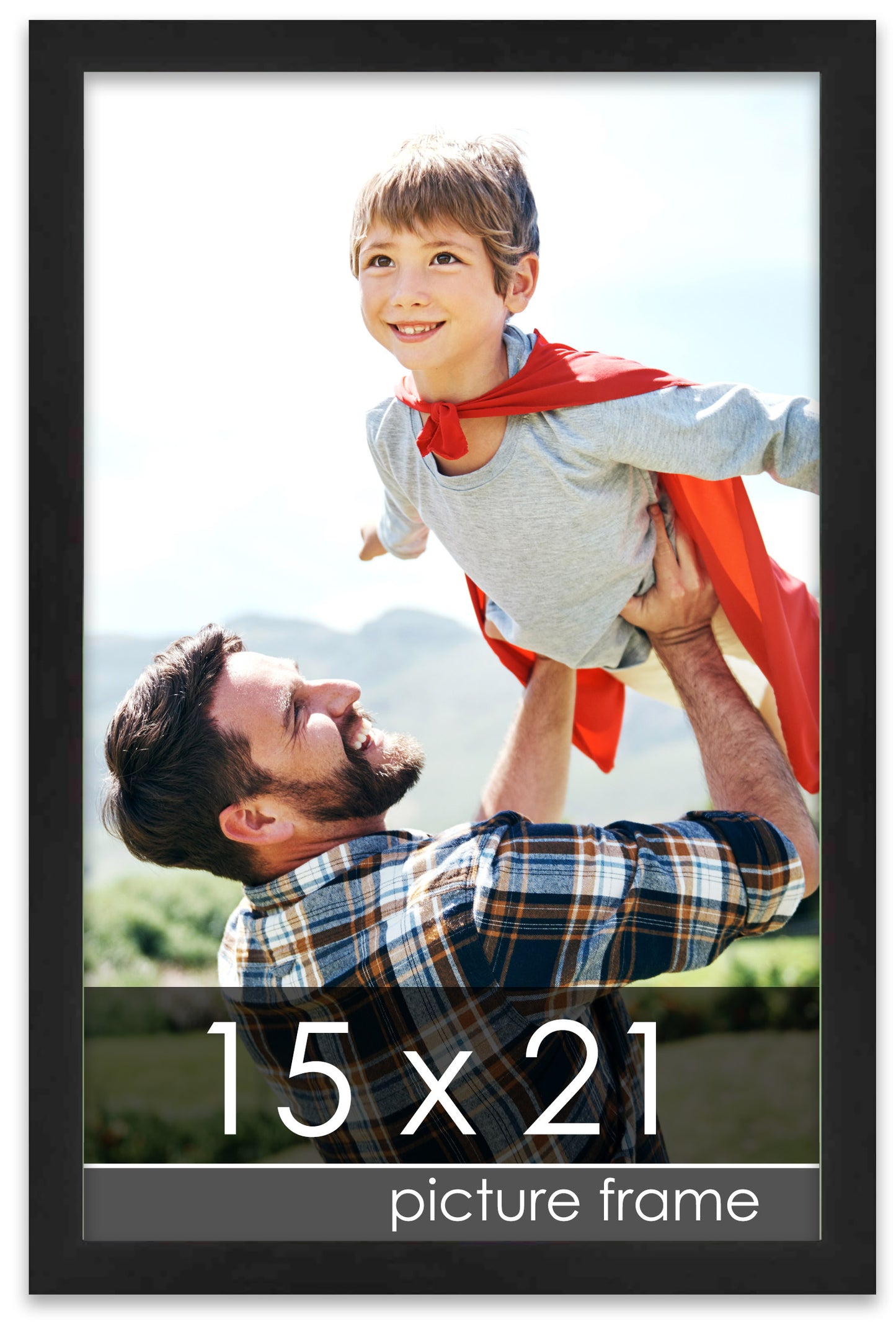 Lacquer Black Wood Picture Frame