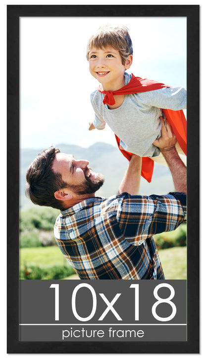 Lacquer Black Wood Picture Frame