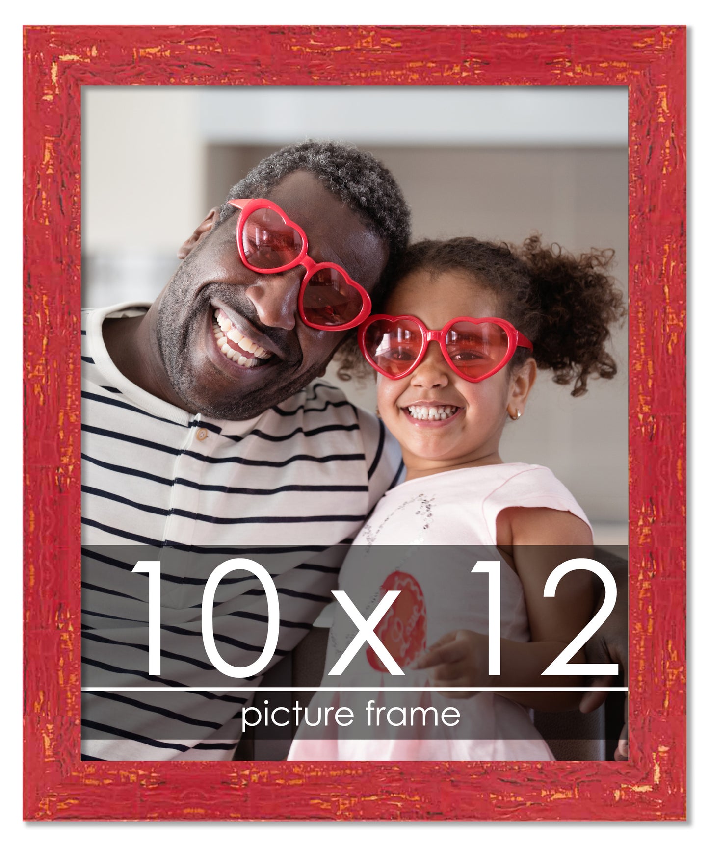 Shabby Chic Red Wood Picture Frame