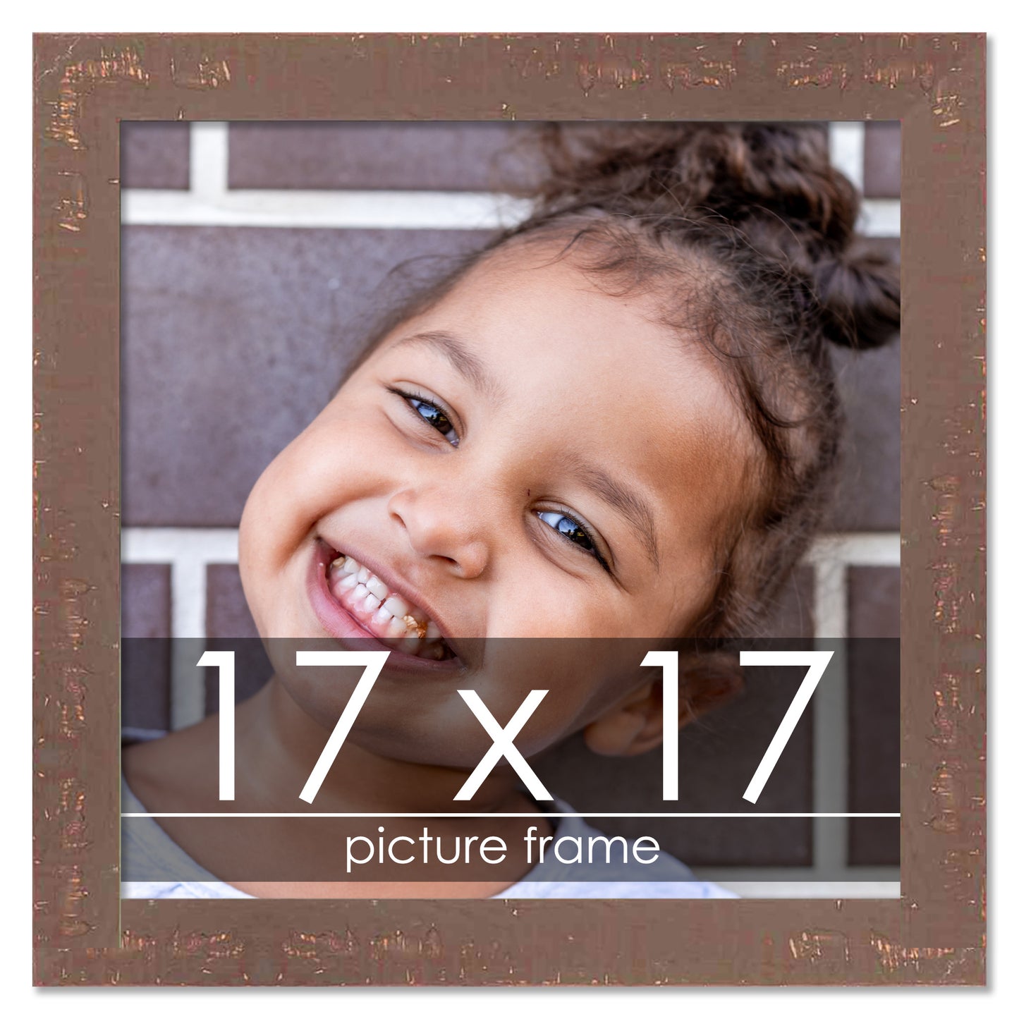 Shabby Chic Brown Wood Picture Frame