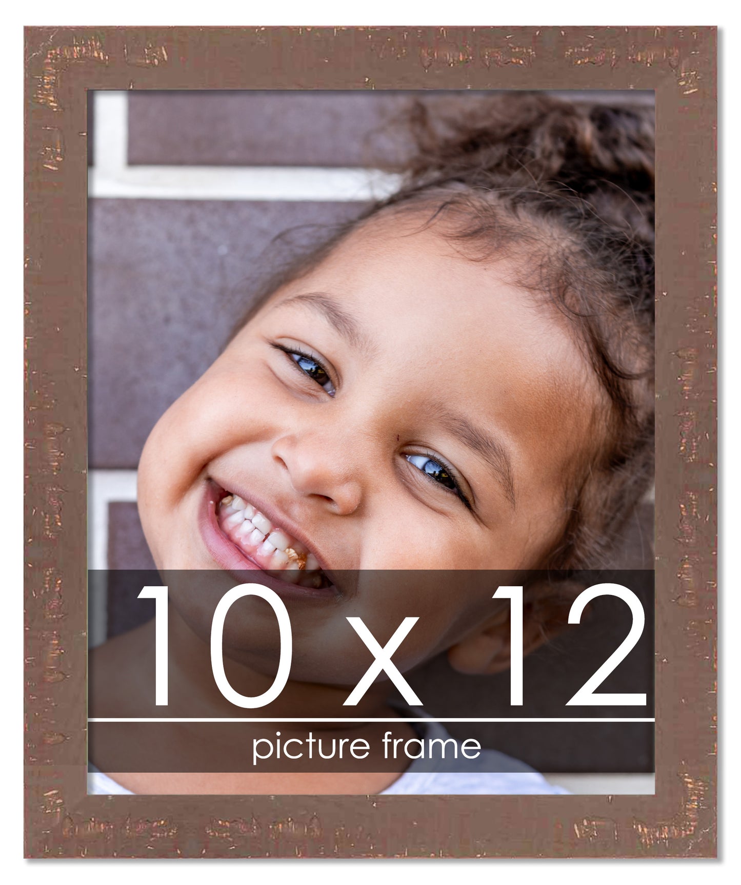 Shabby Chic Brown Wood Picture Frame