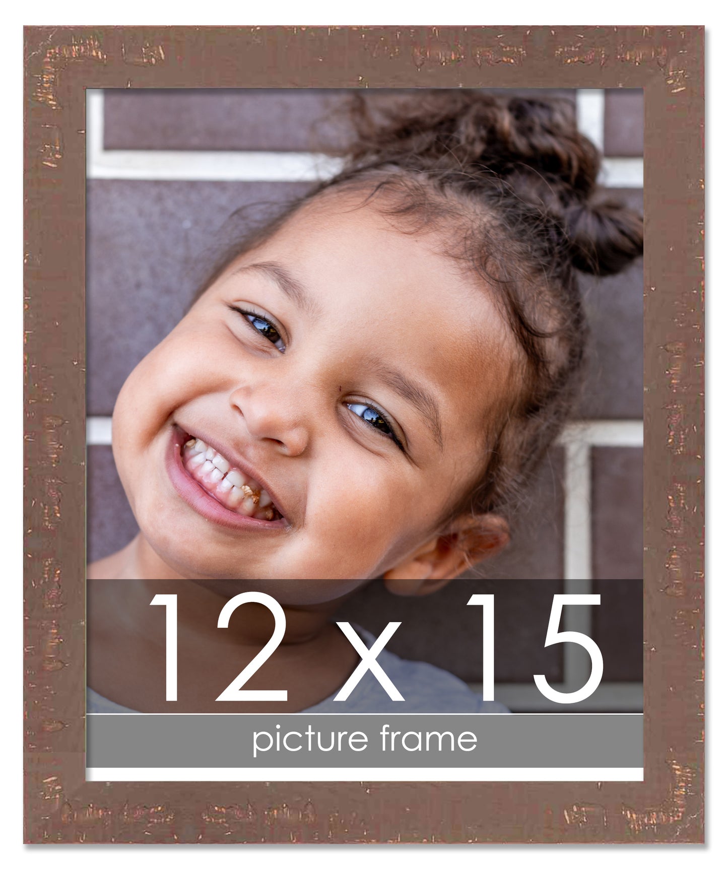 Shabby Chic Brown Wood Picture Frame