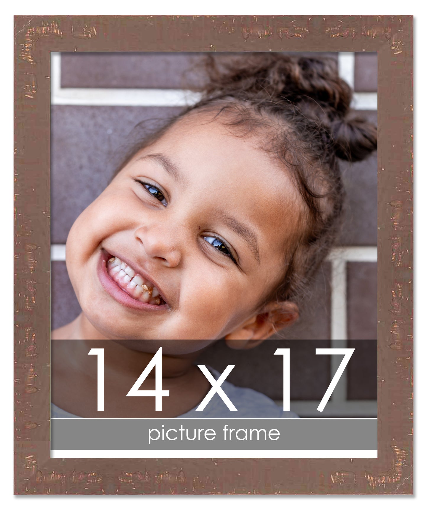 Shabby Chic Brown Wood Picture Frame