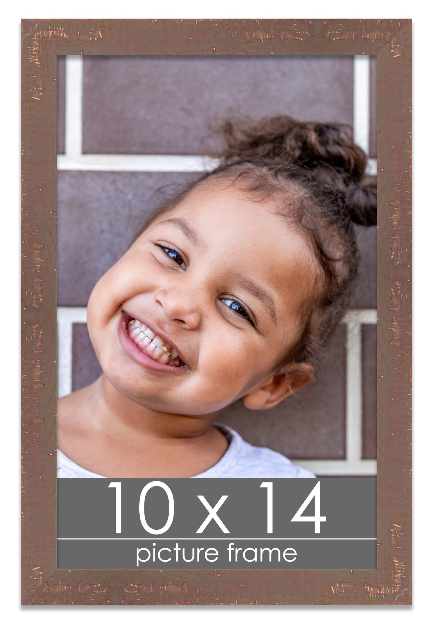 Shabby Chic Brown Wood Picture Frame