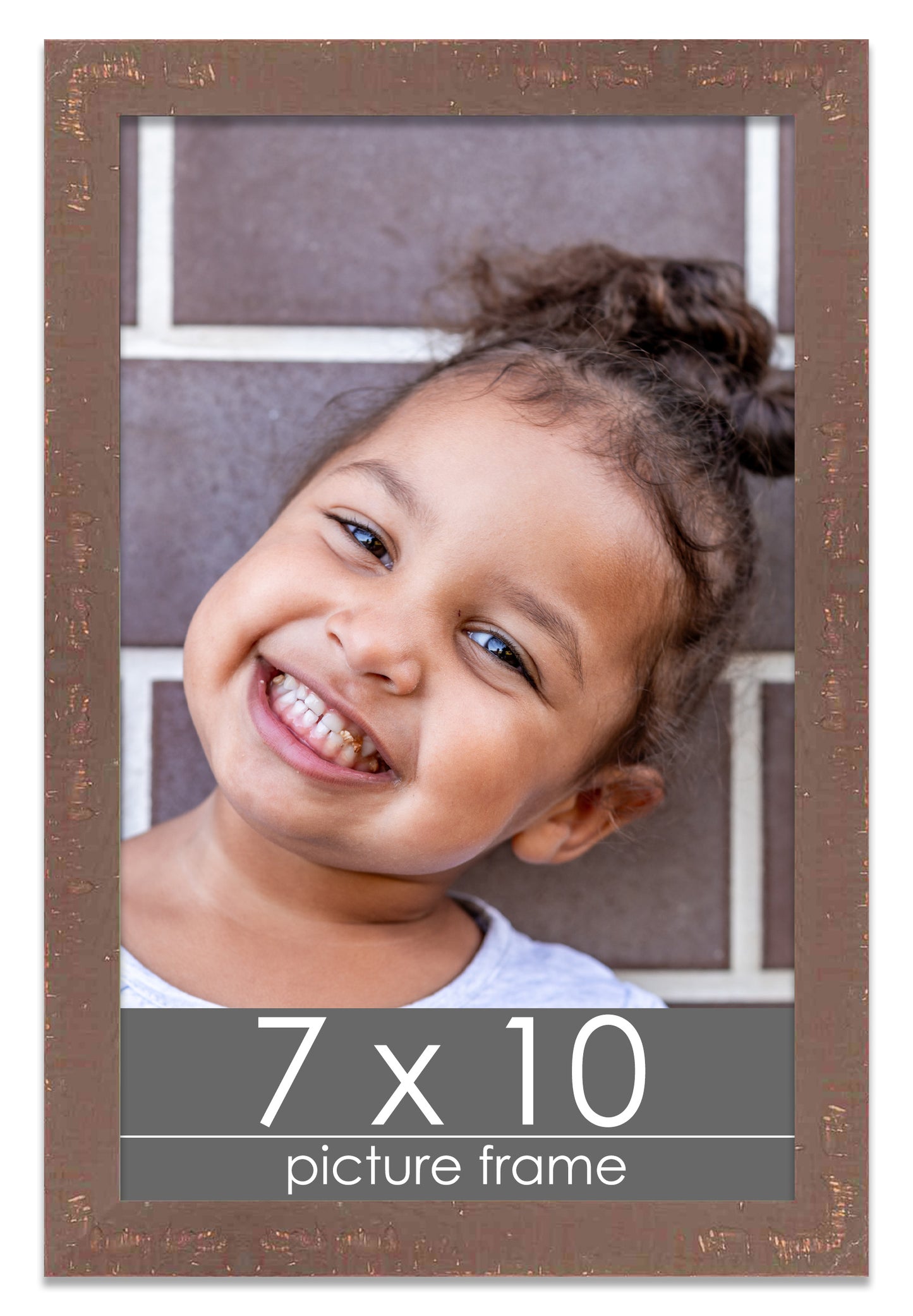 Shabby Chic Brown Wood Picture Frame