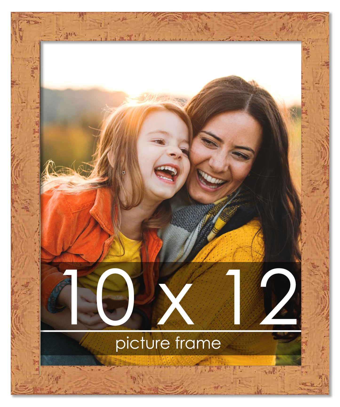 Shabby Chic Orange Picture Frame