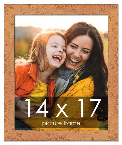 Shabby Chic Orange Picture Frame
