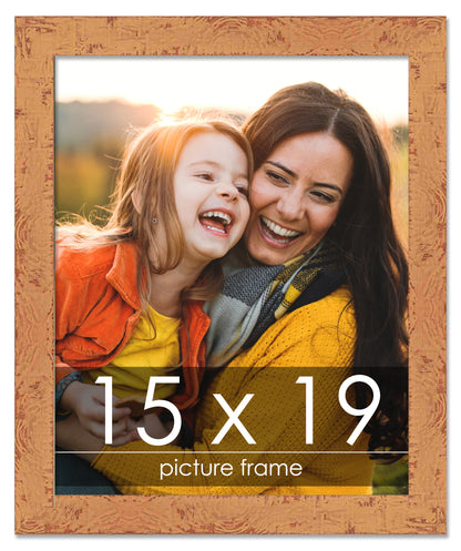Shabby Chic Orange Picture Frame
