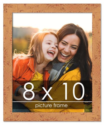 Shabby Chic Orange Picture Frame